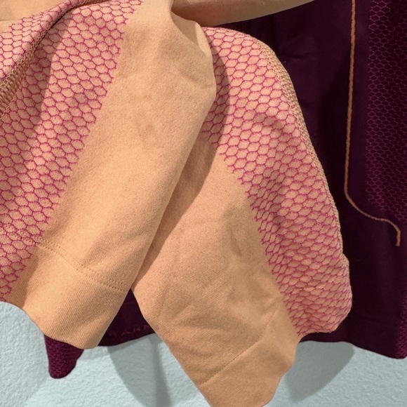 Falke Women’s Ergonomic Sport System Long Sleeve Running Purple Orange Shirt L - Picture 10 of 16